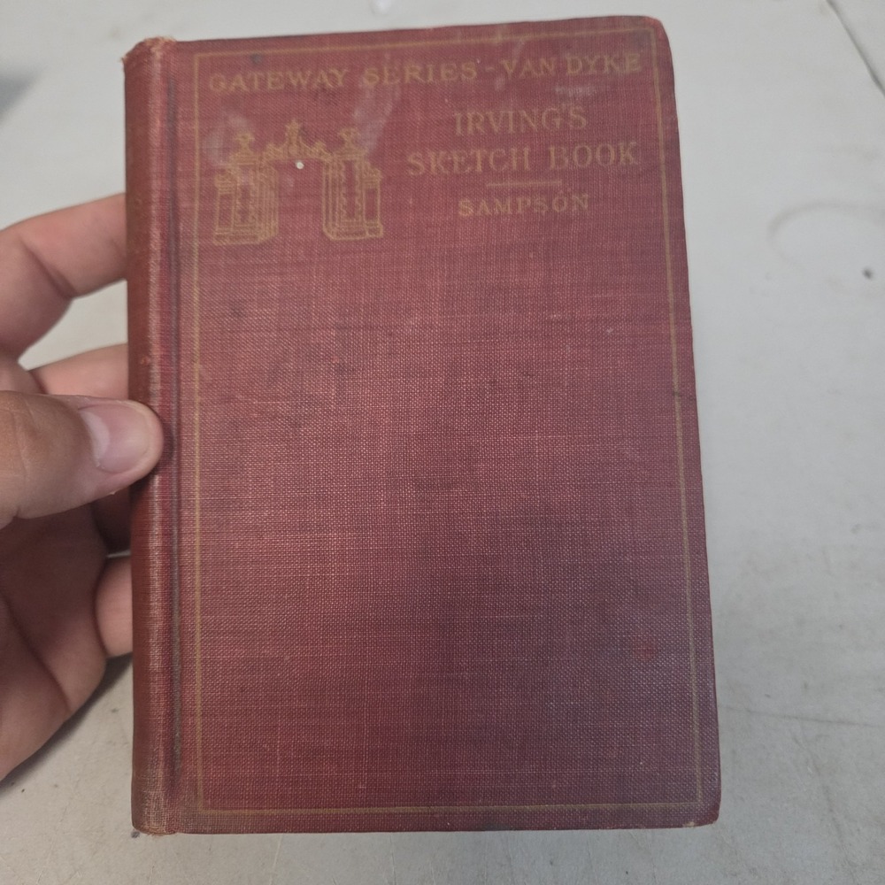 Selections From Irving's Sketch-book 1907 Hardcover Martin W Sampson Antique